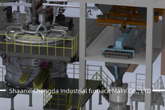 Odpady baterii litowej trzeciego stopnia Materiał recykling Sprzęt pieca elektrycznego