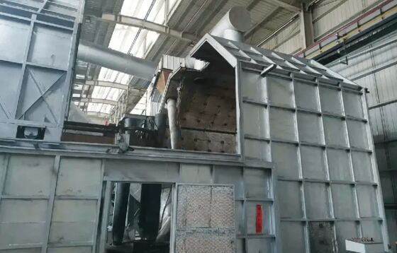 Urządzenia do oczyszczania popiołów z aluminium o temperaturze topnienia 1550-1650°C, zużyciu energii 750-850 kWh/t i zdolności oczyszczania 60-160 t dziennie