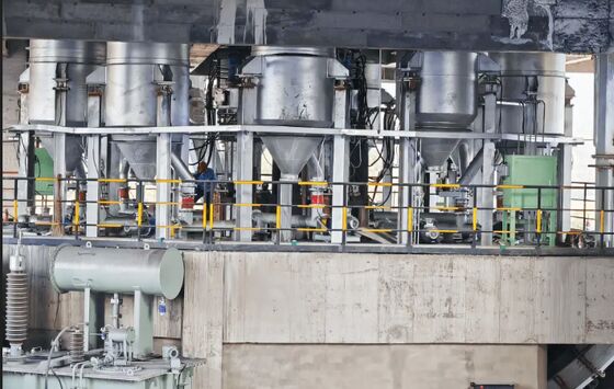 36,000 kVA Popielnik do topienia szlamów tytanowych stałego prądu z zamkniętym typem uszczelnionym do produkcji szlamów wysokiej zawartości tytanu