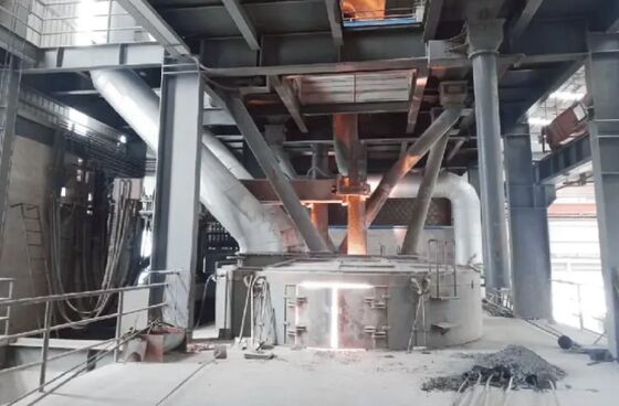 Urządzenie do rafinacji niskowęglowego żelazochromu