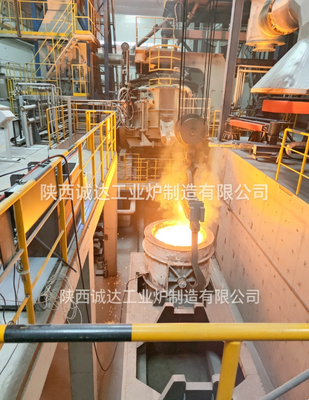Piec łukowy DC z katodą miedzianą o mocy 500 kW do topienia plazmowego, urządzenie do topienia elektrycznego o pojemności 5 ton, 1500°C