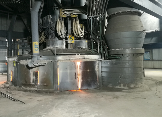 Wytapianie mulitu z łupków węglowych w piecu elektrycznym łukowym 4000kVA, sprzęt do wytapiania mulitu, recykling odpadów stałych