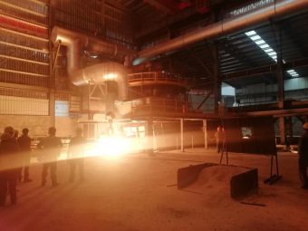 Urządzenie pieca do rafinacji żelazochromu niskowęglowego dla zakładu rafinacji żelazostopów