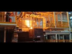 Piece do topienia złota z ferromanganu i krzemianu